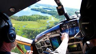 Smooth touchdown does NOT =  Good Landing: Beaver DHC-2 on Floats in Alaska