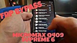 Сброс гугл аккаунта Micromax Q401| FRP BYPASS MICROMAX Q409