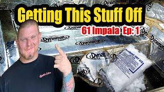 Dynamat Sound Deadening Removal 61 Impala Ep 1