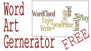 Word Generator - Create Your Own Word Cloud For FREE