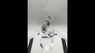 Vera Wang Love Emerald Cut GIA Certified Diamond Bridal Set Over 1.7 CT. T.W.  #bridalset