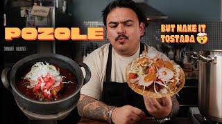 Pozole Rojo Recipe + I Hated Soup as a Kid Until My Mom Made Pozole into a Tostada