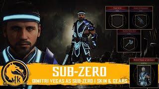 Mortal Kombat 11 - Sub-Zero (DJ Dimitri Vegas) Dimitri Vegas as Sub-Zero 1 Skin and Gears