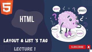 HTML Layout and List Tags: A Comprehensive Guide |Bright mind campus