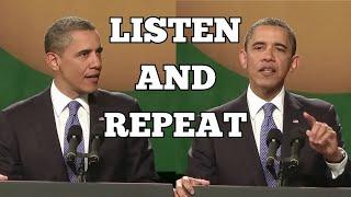 LISTEN AND REPEAT | Learn English through speeches | President Obama on Education