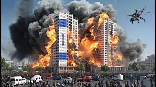 13 minutes ago! in an instant the center of Tel Aviv was destroyed, this is what happened
