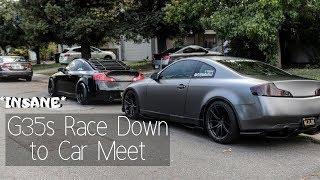 G35s RACE DOWN to Sacramento VQ Meet  *INSANE