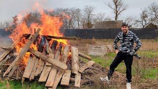  ВОЗРОЖДАЮ ХУТОР, ПРЕОБРАЖЕНИЯ ПОМЕСТЬЯ УБРАЛИ ТОННЫ МУСОРА, РЕМОНТ ДОМА