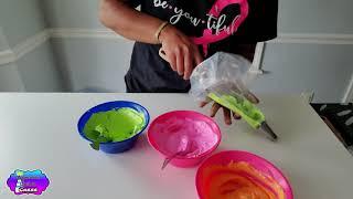 Neon/Bright Color Buttercream Tutorial. Cupcake/Cake Gel Color Tutorial. Easy Coloring Frosting