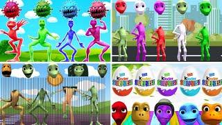 dance challenge dame tu cosita vs spiderman vs patila vs me kemaste  Alien Green dance challenge 