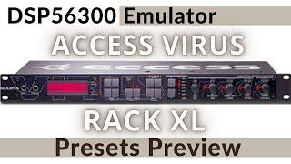 Access Virus Rack XL | DSP56300 v.1.2.5 | Presets Preview