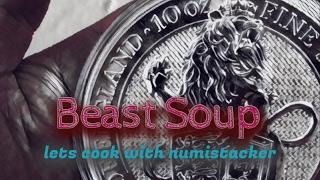 Here's the Numistacker recipe for beast soup