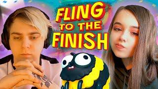 МОКРИВСКИЙ И ЮЕЧКА ИГРАЮТ В FLING TO THE FINISH С ЭВЕЛОН ГУАКАМОЛЕ БАЙОВЛ ШАДОУКЕК