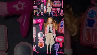 Satisfying with Unboxing Barbie Doll Makeup Set Beauty Set Fashion Set Toys ASMR