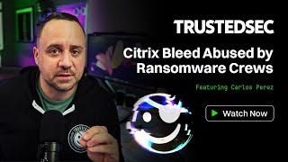 Tech Brief - Citrix Bleed Abused by Ransomware Crews