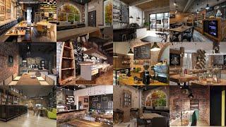 Кофейня в стиле лофт Loft-style coffee house Идеи дизайн интерьера лофт Loft interior design ideas