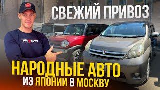 АВТОВОЗ С ЯПОНСКИМИ АВТО В МОСКВЕ ISIS | HUSTLER | NOTE | N-VAN