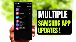 Multiple Samsung Apps Get New updates with Few New Features !