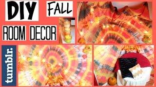 DIY Tumblr Fall Room Decor (Tapestry, Candles & Decorations) - Maddie Ryles