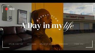 weekly vlog! A Day In My Life| Holiday Blues, Thrifting, NEW Home Decor +MORE FAREWELL 2024.