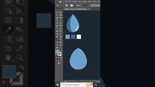 Flat Design Water Drop | Illustrator Tutorial