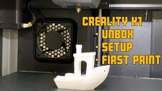 Creality K1 Unbox, Setup, and First Print!