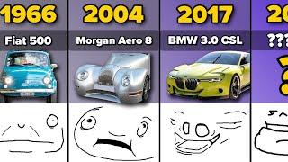 Comparison: Funny Car Faces | From Old to Modern Cars