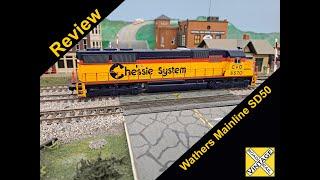 Product Spotlight: Walthers Mainline EMD SD50 Chessie System Locomotive