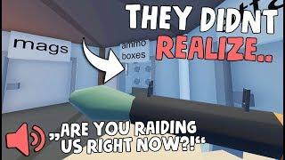 RAIDING ABUSIVE ADMINS WHILE BEING IN A CALL WITH THEM! | Unturned Vanilla