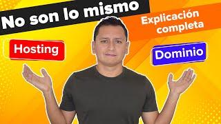  Diferencia entre Hosting, Dominio y Página Web 