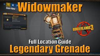 Borderlands 3 | The Widow Maker | Legendary Grenade | Full Location Guide