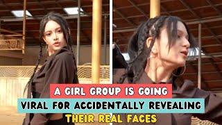 A GIRL GROUP IS GOING VIRAL FOR ACCIDENTALLY REVEALING THEIR REAL FACES