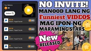 NO INVITE=WATCH FUNNY VIDEOS_NEW EARNING APP 2205||FREE ₱500(MAG IPON NG STARS)#earningapp#freegcash