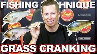 【Angler's Secret 12】GRASS CRANKING Technique【Lucky Craft®】