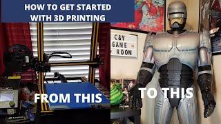 How to Get Started 3D Printing- Have the Robocop suit or any Movie Prop of your dreams!
