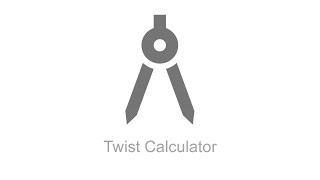 Gear Calculator App - Twist Calculation