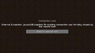 Fix Minecraft Connection Lost - Internal Exception : java.net SocketException: Connection reset Fix