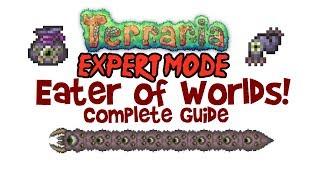 Terraria Eater of Worlds Expert Guide! (Strategy, Drops, Arena, How to Summon/Item, Boss Fight)