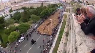 RAW VIDEO-Marseille Invaded by Animals in Cultural Event