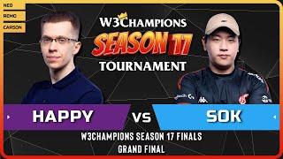 WC3 - [UD] Happy vs Sok [HU] - GRAND FINAL - W3Champions Season 17 Finals