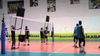 Seleção Infantil Masculina treinando