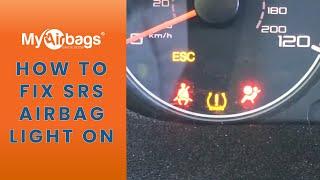 How to Fix SRS Airbag Light On & Seat Belt Pretensioner DTC Code | MyAirbags