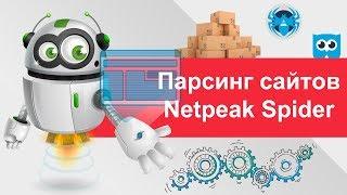 Парсинг товаров с сайтов интернет магазинов  с помощью Netpeak Spider