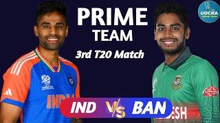 IND vs BAN Fantasy Dream11 Prediction, IND vs BAN 2024, IND vs BAN 3rd T20 Match Prediction