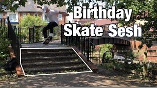 Street skate | ollie the FIVE STAIR!