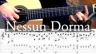 Nessun Dorma - Puccini - Includes Full Sheet Music/Tab - Classical Guitar