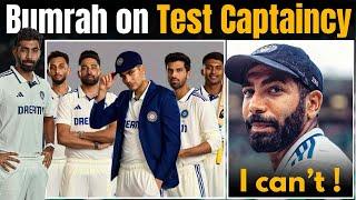 Jasprit Bumrah wanted to become Test Captain but…. , Bumrah opens up about Captaincy | IND vs ENG