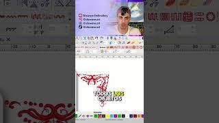 Objetos de un solo hilo en Wilcom Studio con la herramienta de Ramificar #bordadodigital  #tutorial