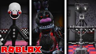 New Animatronics Endo, Puppet, and Black Heart Bonnie in Roblox Archived Nights FNAF Roleplay