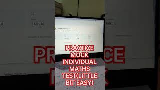 Rrb Po Individual Math's Mock||